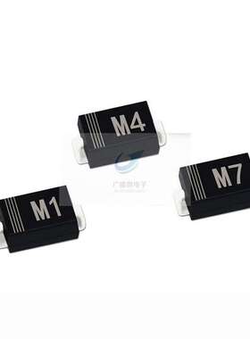 贴片肖特基二极管SS210F SR2100 2A/100V SMA封装3K/整盘电源