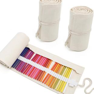 卷帘彩铅热销套装 84孔83支彩色铅笔加一支原木hB铅笔