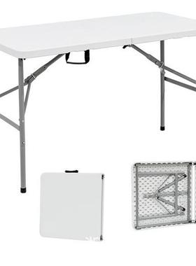 Z122工厂直销折叠长桌简易培训会议办公桌户外便携式摆摊桌子