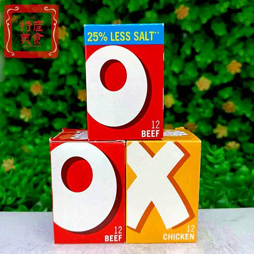 71g英国进口OXO牛肉粒鸡肉汤粒鸡精调味酱料BEEF CHICKEN POWDER