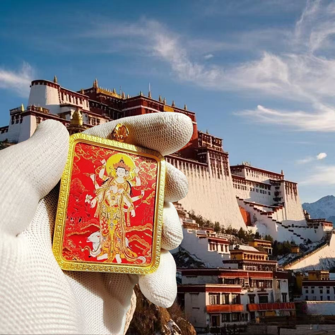 纯手绘摩天支利唐卡有求必应