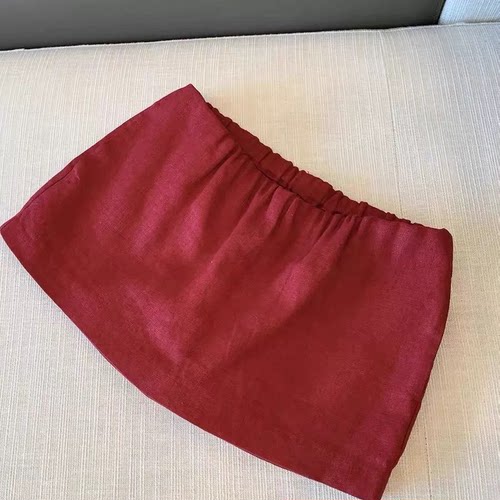 欧美风低腰包臀百褶半身裙女士