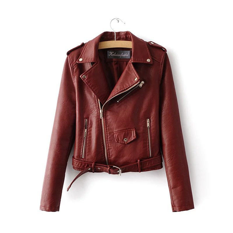 Solid color zipper long sleeved casual jacket 纯色长袖外套女