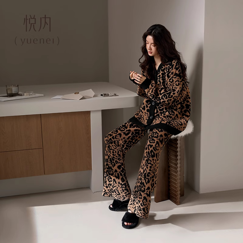 【商场同款】悦内女士半边绒睡衣