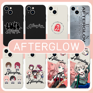 afterglow手机壳苹果15华为mate60美竹兰iPhone16promax小米14青叶摩卡bangdream上原绯玛丽OPPO邦邦vivo适用