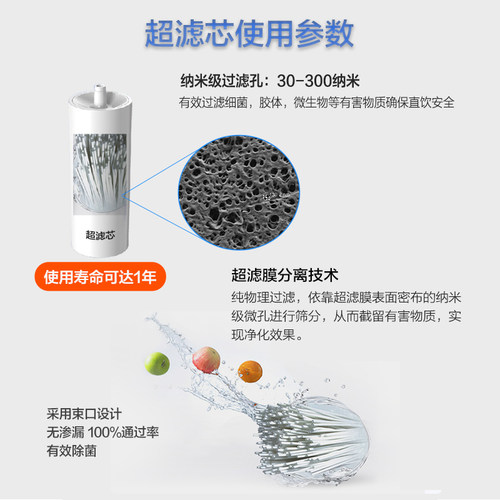 华辰本源b净水壶滤水壶家用直饮复合滤芯自来水水桶过滤器套装