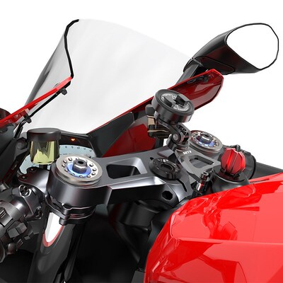 SETII摩托车导航支架杜s卡迪专用款V2V4铝合金快拆防震手机支架P