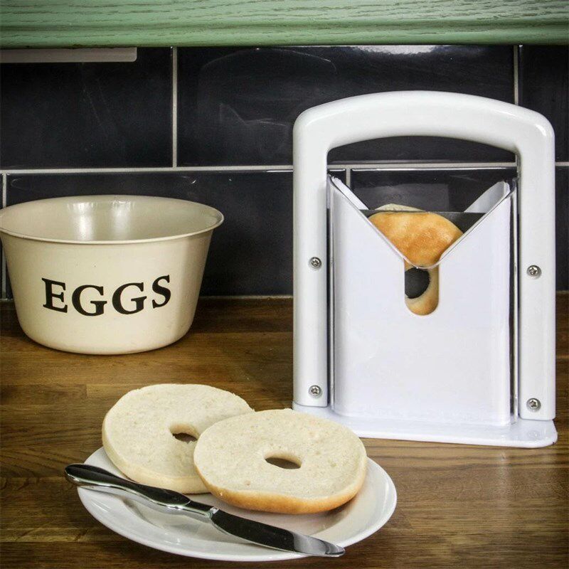 烘培速冻面包切Bagel Slicer百吉饼切片器贝Q果狗头铡土司分片分