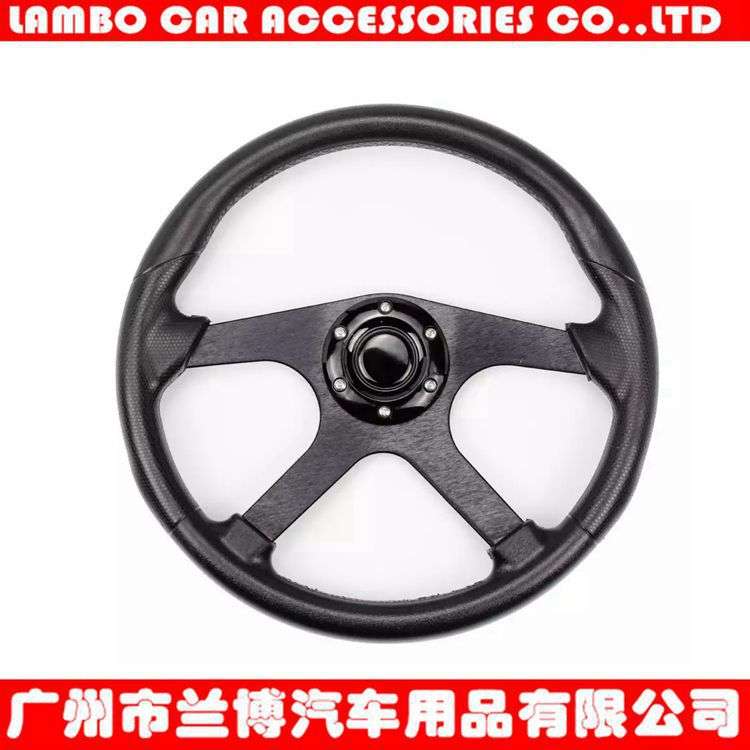 厂家直销 14寸汽车改装通用方向盘赛车改装STEERING WHEEL