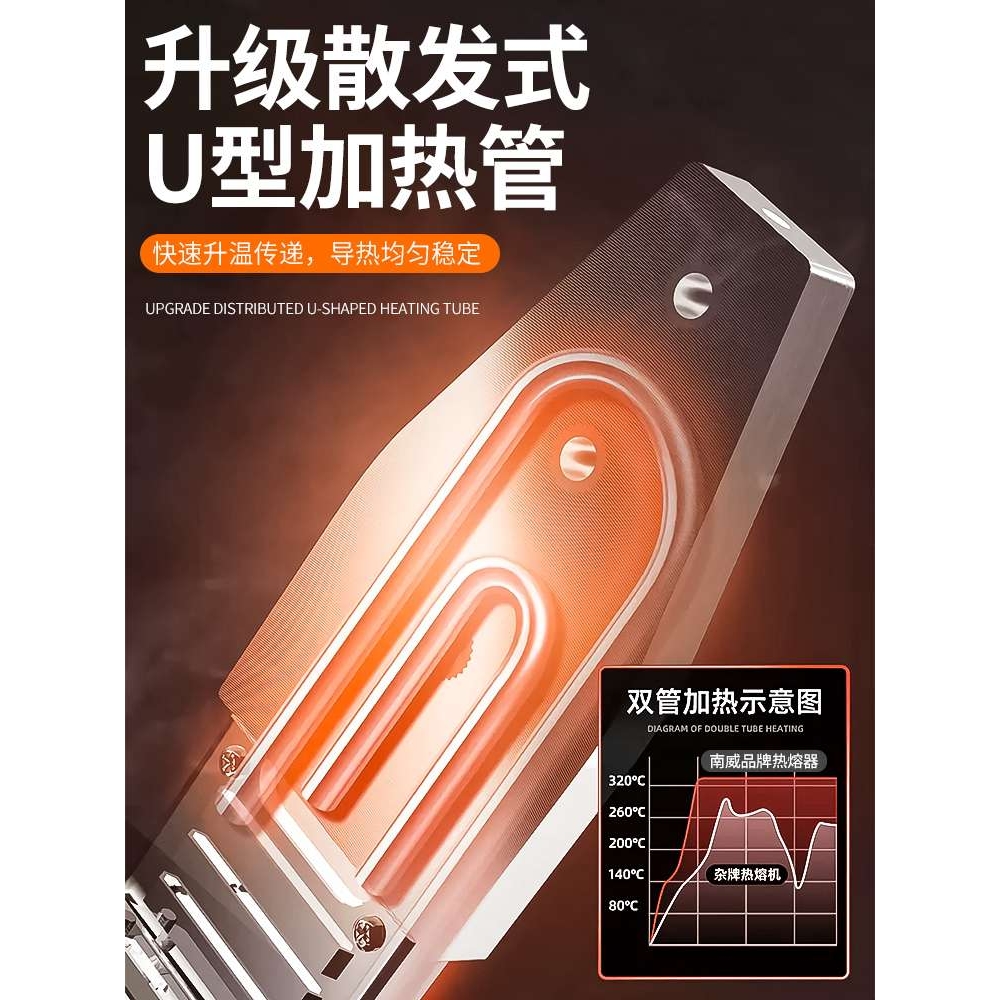 ?新款ppr水管热熔器水电工程热熔管焊接器家用模头对接热熔