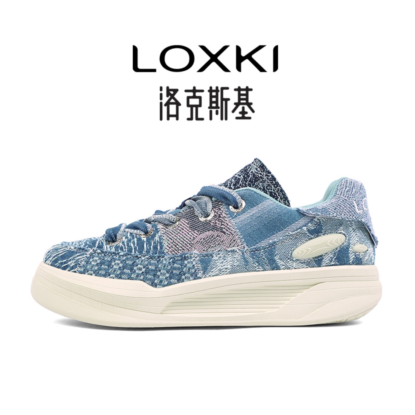 LOXKi洛克斯基Alpha小圆鞋Lite帆布款潮鞋百搭休闲板鞋男款春秋新