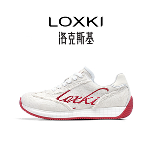 LOXKi洛克斯基 2025新款阿甘鞋情侣板鞋原创潮流休闲鞋轻便透气