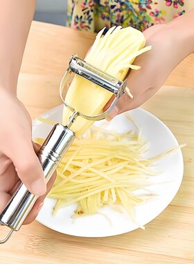 速发厨房家用多切能萝土豆丝功丝器切菜器削皮刀刮卜擦丝刨丝神器