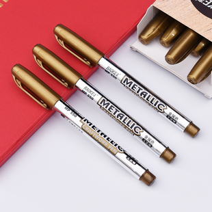 速发结金签到笔婚账嘉宾签到签名笔礼本笔金色礼婚笔黑色书写笔