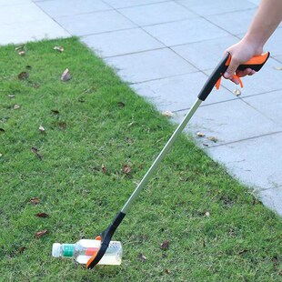 速发可折叠能圾夹环卫垃圾钳子拾物器带齿防滑拾取垃多功器垃圾拾