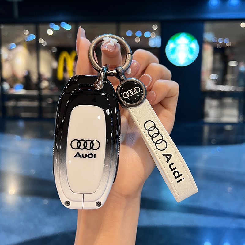 速发老用层2-18款A6L套适款Q5渐1A8L金属A4L车用全包壳扣男