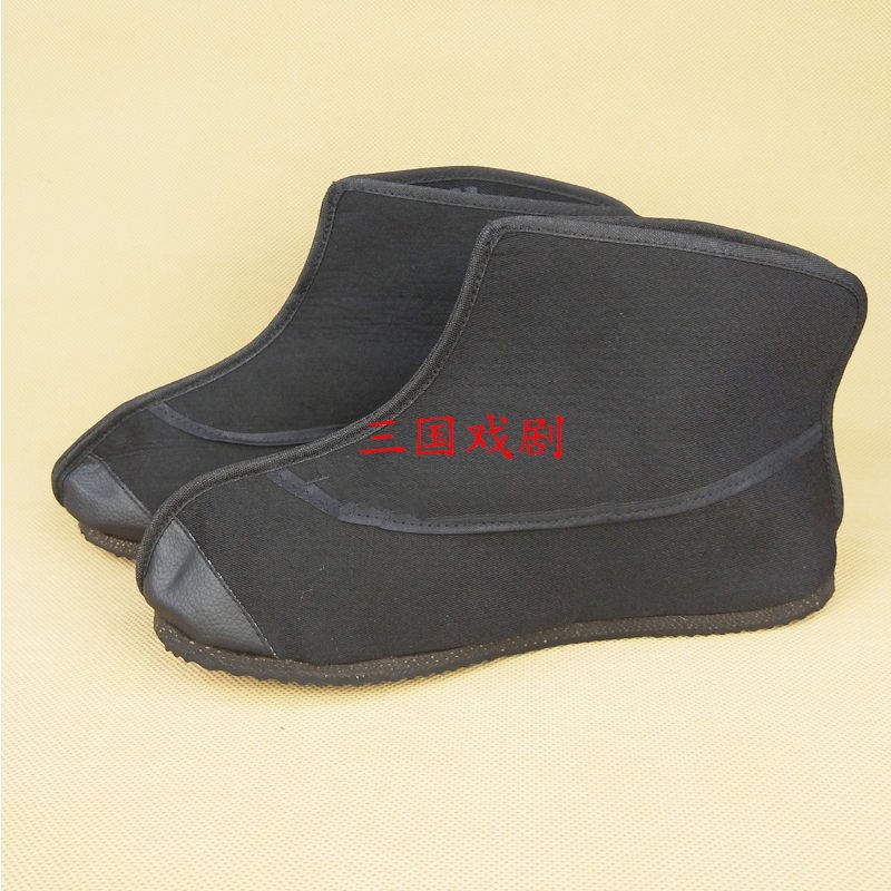 速发戏轻快靴薄底靴京剧秦腔演出穿兵龙套武生磨打曲底娃娃生耐翻