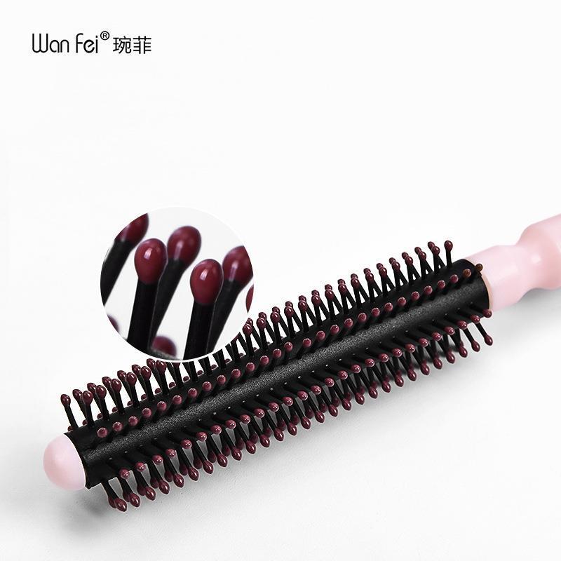 速发粉色超细滚梳小号毛滚梳造型毛梳吹发根梳子短发纹理造型美发