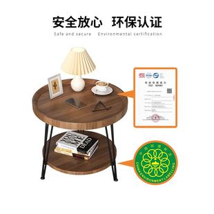床头柜简约现代卧室小型床头桌替代品收纳柜家用床边置物架圆新品
