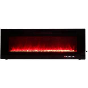 歐美澳水晶36寸50寸內嵌式 取暖電子壁爐fireplace仿真火焰 壁掛式