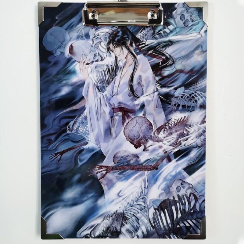 速发魔道祖师魏无羡蓝湛夹板素描板木质写字板可来图包邮