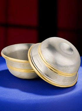 速发藏号供水碗供佛号杯青铜八吉祥七供八供杯水碗大号中水小式