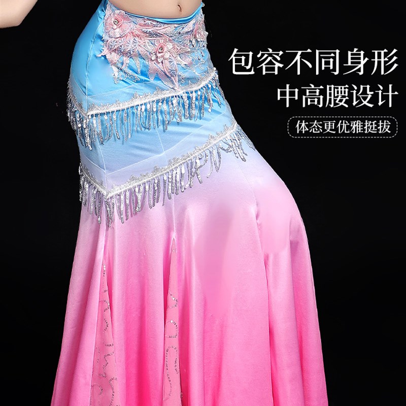 速发儿童西春版纳傣族服装童之儿艺考彩云少南双述孔雀舞舞蹈
