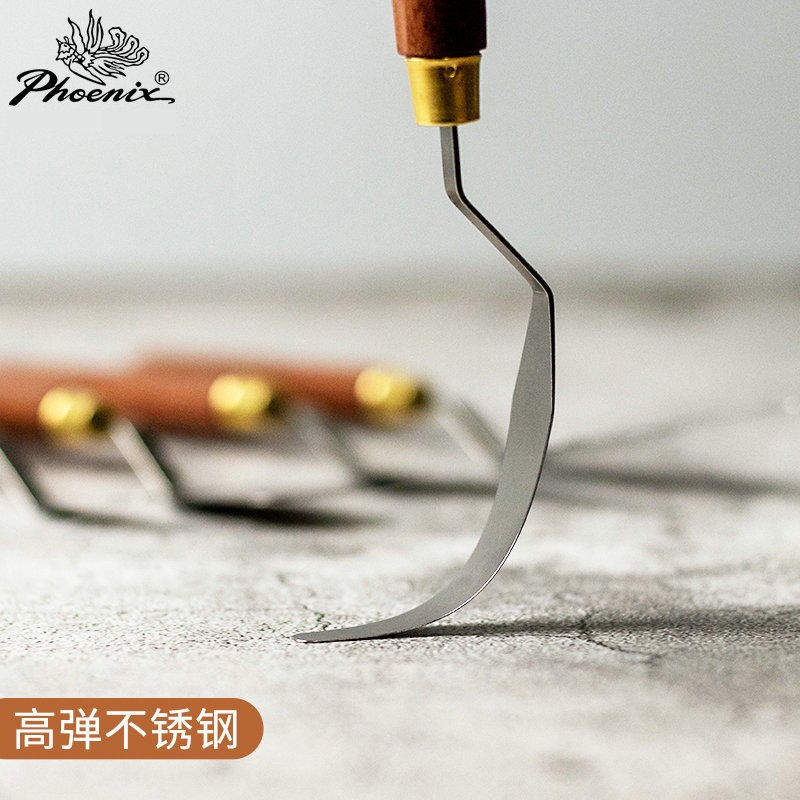 速发凤凰油画刀韩式调色刀 油画色彩颜料刀调色刀水粉刮刀肌理刀