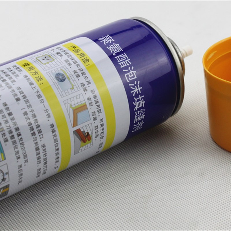 速发泡沫胶填缝剂填充剂 聚氨酯发泡剂 膨胀剂 管式门窗发泡剂750
