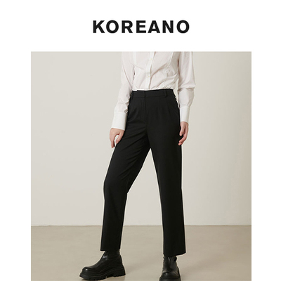柯利亚诺春秋专柜同款雅清黑商务修身铅笔裤  KY2527 ￥2390