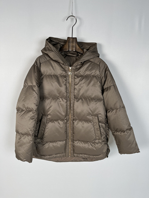 柯罗芭冬季大地色连帽专柜同款短款羽绒服  YZ1123B ￥6990