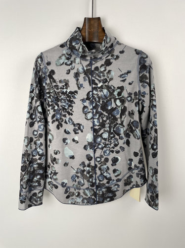 柯罗芭冬季专柜同款高领印花针织T恤  TT1062 ￥3390