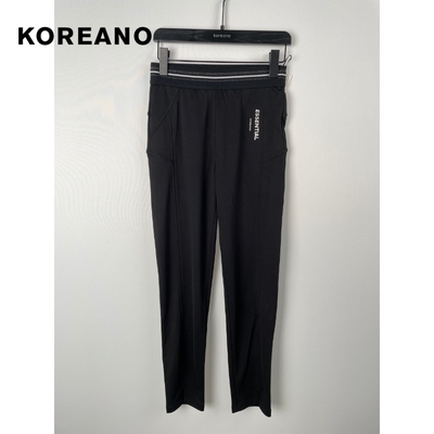 柯利亚诺夏季专柜同款黑色弹力腰头外穿打底裤  KT5301 ￥990
