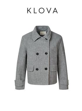 柯罗芭冬季专柜同款羊毛短款外套  SY7071B ￥5990