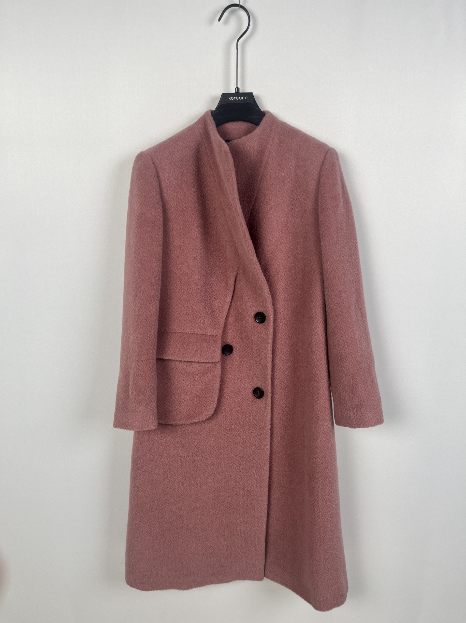 柯利亚诺冬季奥莱专柜正品大衣 FY1851(JUN)粉色 吊牌价:5290