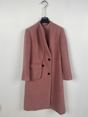 柯利亚诺冬季奥莱专柜正品大衣 FY1851(JUN)粉色 吊牌价:5290