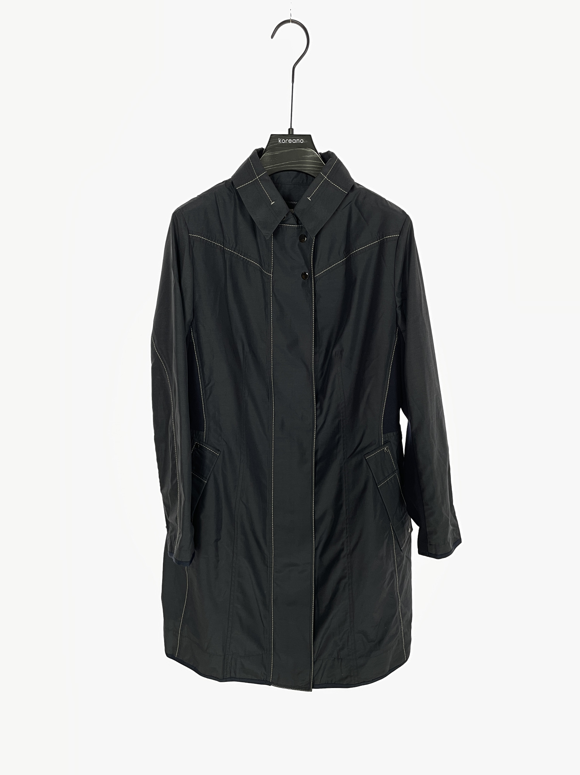柯利亚诺春秋专柜同款可脱卸领子拼接风衣  FW7513 ￥6800