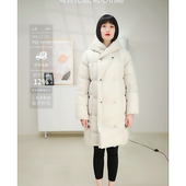 专柜同款 9UNR 中长款 柯利亚诺冬季 连帽羽绒服 YZ0041 ￥6800