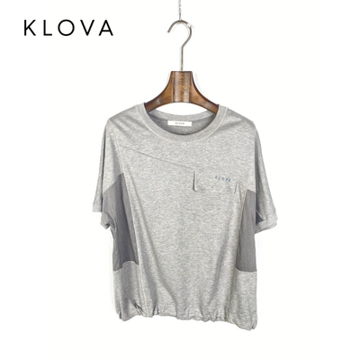 柯罗芭夏季专柜同款时尚减龄灰色T恤  TT5558 ￥2390