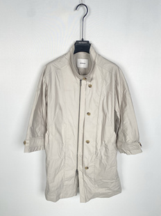 ￥5280 FW9022 柯利亚诺春秋专柜同款 星月灰立领商旅风衣