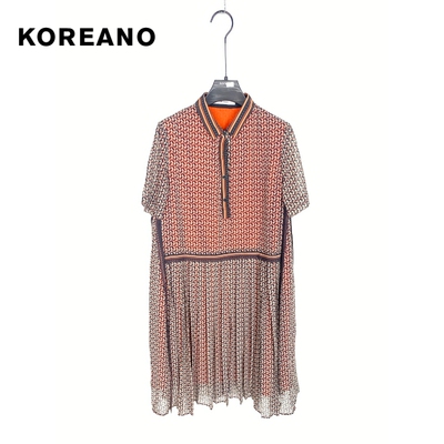 柯利亚诺夏季专柜同款印花A型连衣裙  LW0829 ￥4680