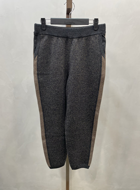 柯利亚诺冬季专柜同款灰驼色针织小脚裤  KY9115G ￥3880