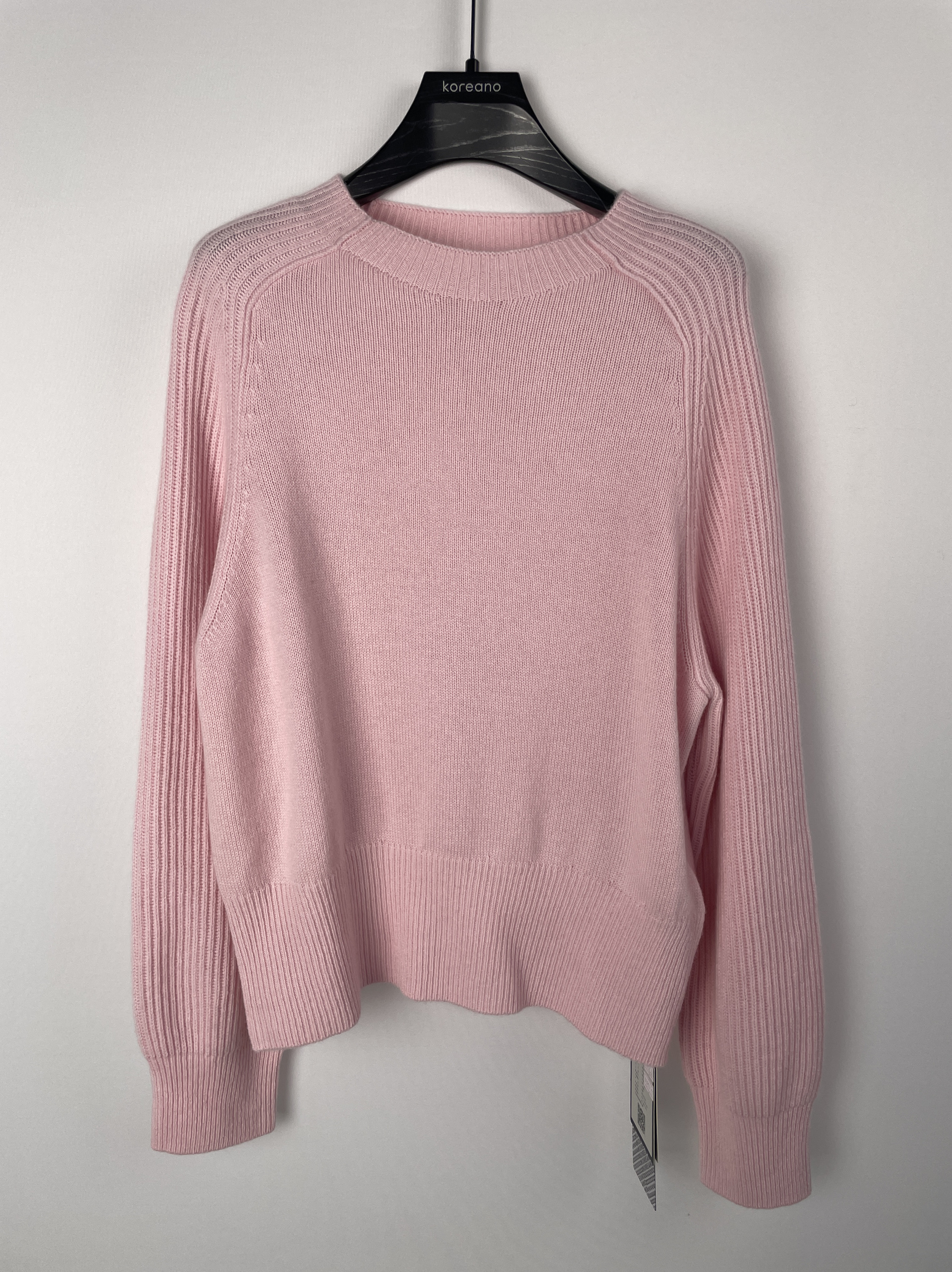 柯利亚诺冬季专柜同款粉色休闲毛衫  HR9910G ￥4280