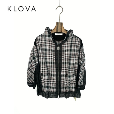 柯罗芭夏季专柜同款格纹拼网外套  SW2737(SUN) ￥4590