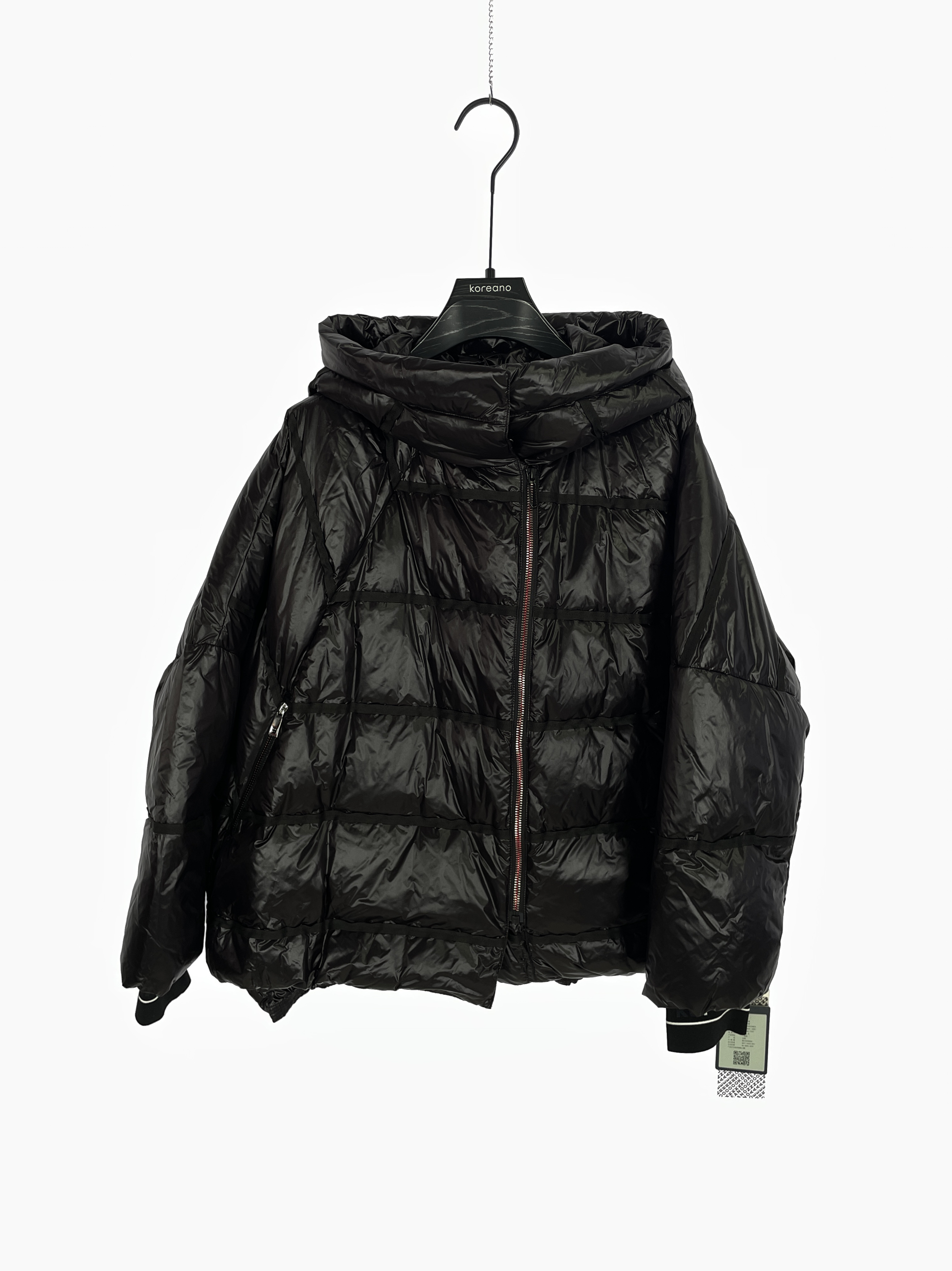 柯利亚诺冬季专柜同款 高领连帽短款休闲羽绒服  YS0049(9UN)A