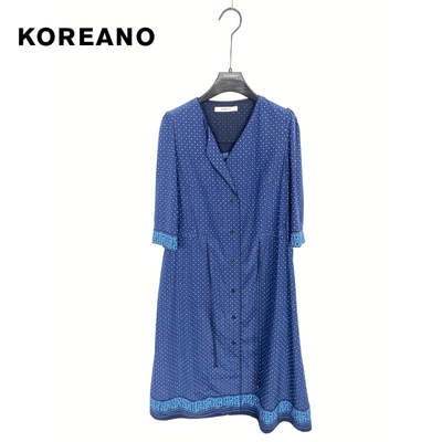 柯利亚诺夏季专柜同款收身散摆印花连衣裙  LW0822 ￥5280