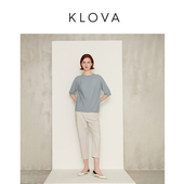 ZT9417J 柯罗芭夏季 百搭H型针织衫 浅蓝色时尚 ￥3390 专柜同款