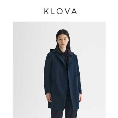 柯罗芭春秋专柜同款青黛蓝假两件式连帽棉服  MZ6010(UN) ￥5990