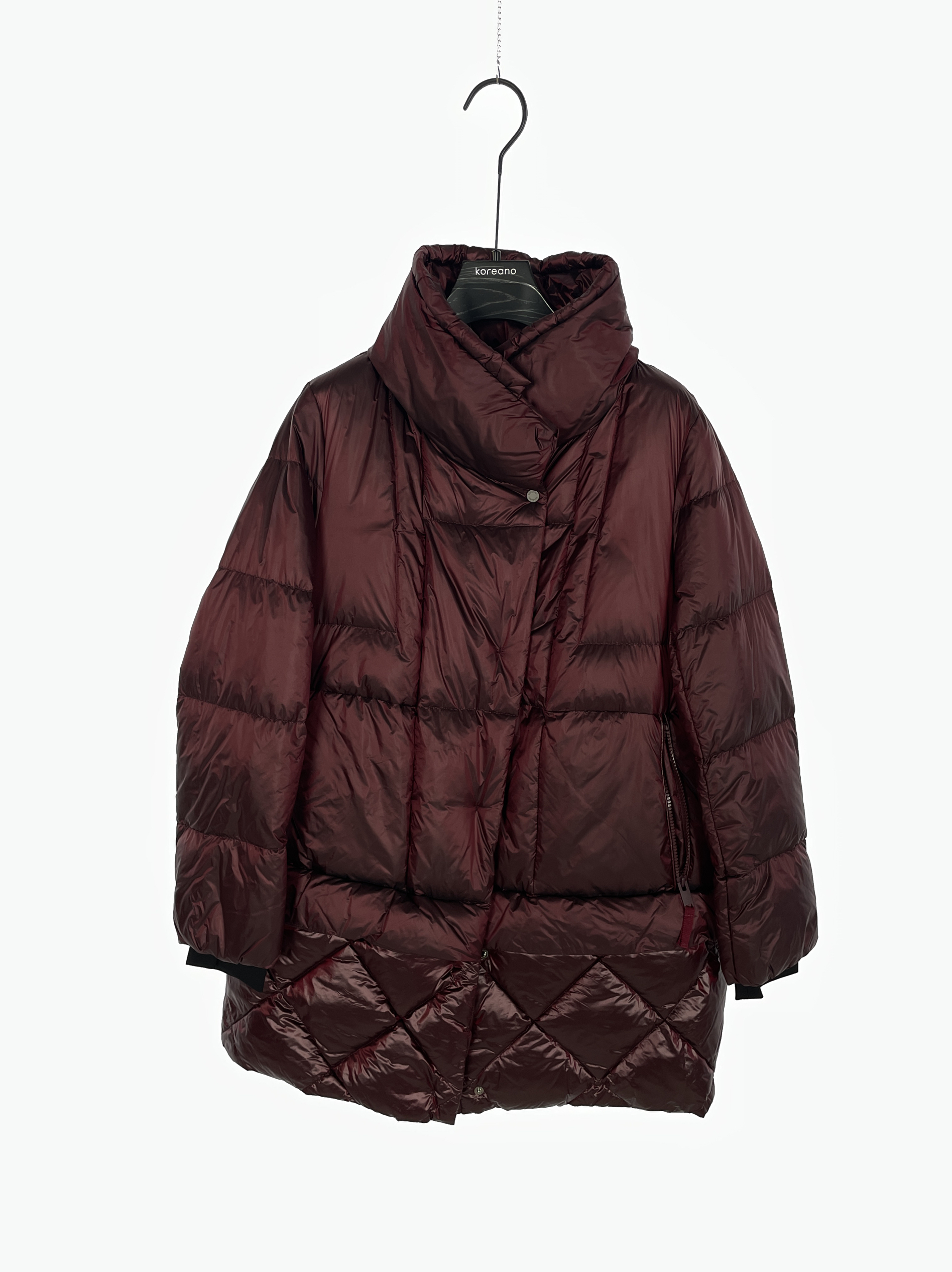 柯利亚诺冬季专柜同款拼接一手长羽绒服  YZ1414 ￥5280