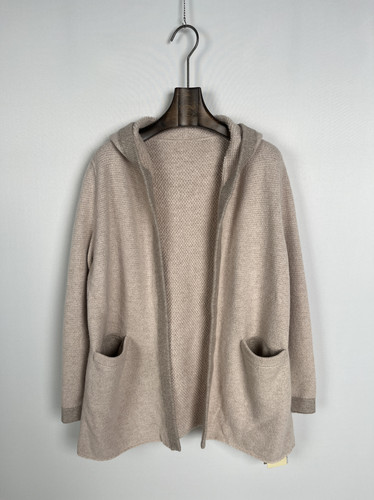 柯罗芭冬季专柜同款杏色连帽开衫  HY9887G ￥4990
